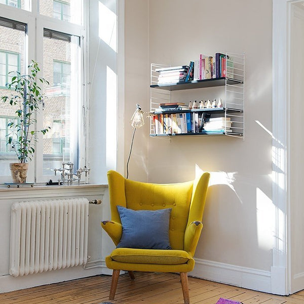 Reading in a chair top